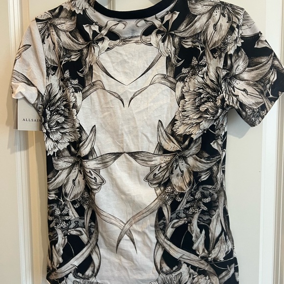 All Saints Pattie Bella tee, size small - Picture 2 of 5